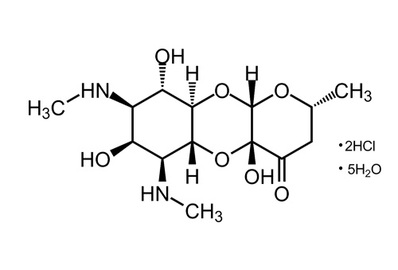 Spectinomycin dihydrochloride pentahydrate, 650 IU/mg