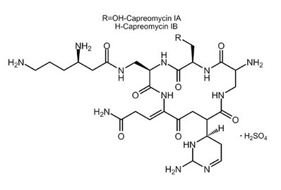 Capreomycin sulfate, ≥830 u/mg