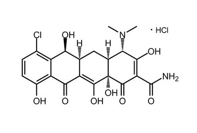 Demeclocycline HCl, ≥900 μg/mg